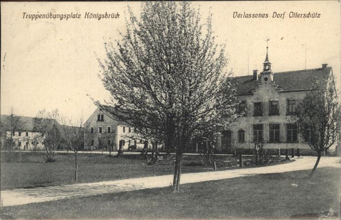 Koenigsbrueck Truppenuebungsplatz verlassenes Dorf Ot