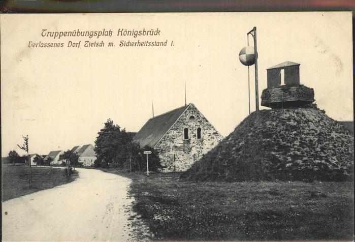 Koenigsbrueck Truppenuebungsplatz Verlassenes Dorf Zi
