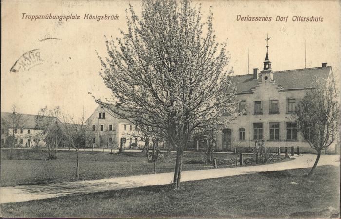 Koenigsbrueck Truppenuebungsplatz Verlassenes Dorf Ot