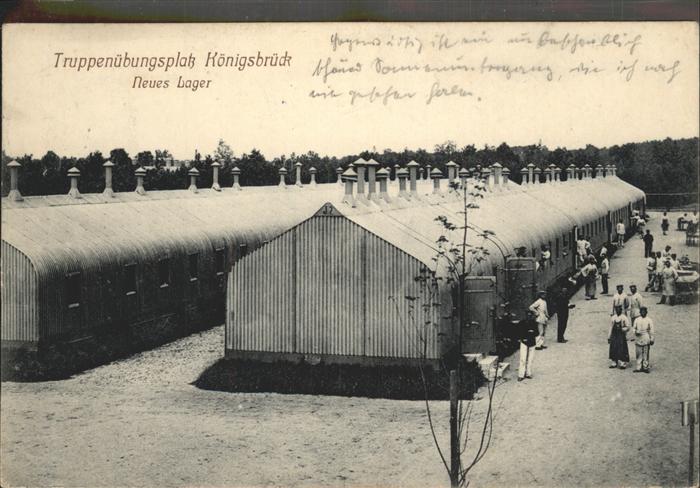 Koenigsbrueck Truppenuebungsplatz Neues Lager