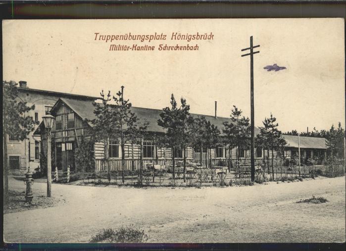 Koenigsbrueck Truppenuebungsplatz Militär-Kantine Sch