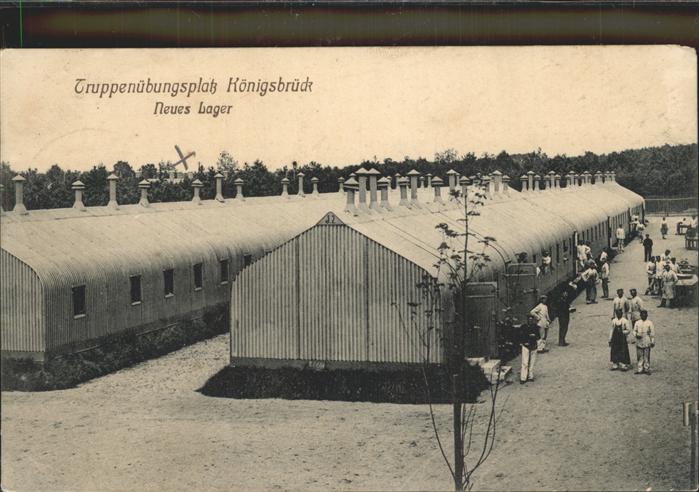 Koenigsbrueck Truppenuebungsplatz Neues Lager
