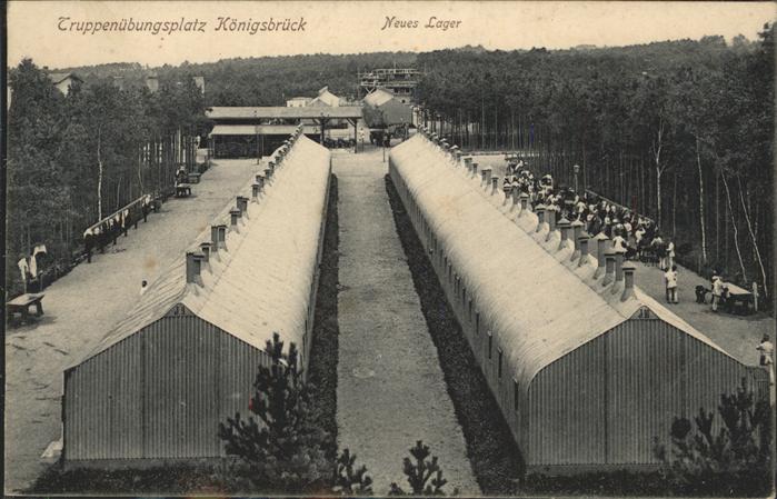 Koenigsbrueck Truppenuebungsplatz Neues Lager