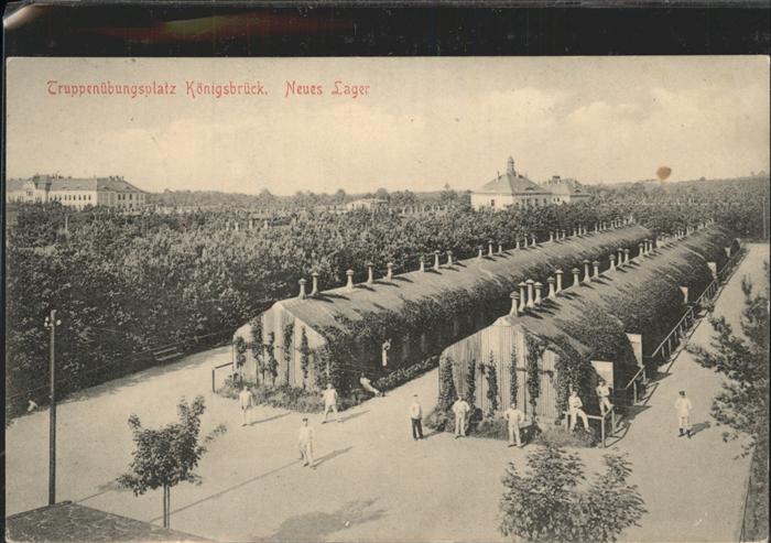 Koenigsbrueck Truppenuebungsplatz Neues Lager