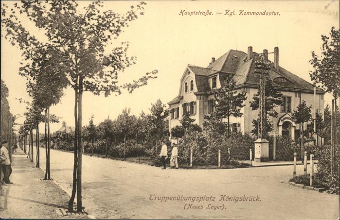 Koenigsbrueck Truppenuebungsplatz Neues Lager Kgl. Ko