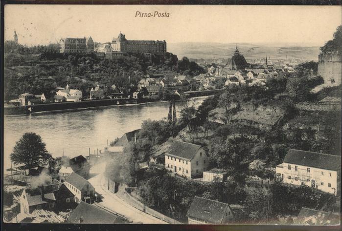 Posta Pirna Elbe Sonnenstein