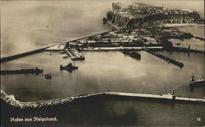 HELGOLAND Insel Schleswig-Holstein Hafen