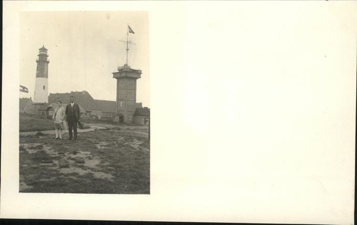 HELGOLAND Insel Schleswig-Holstein Leuchtturm Mann Frau