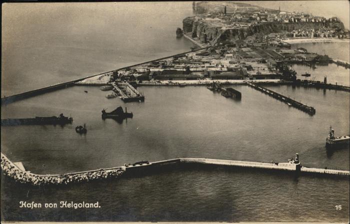 HELGOLAND Insel Schleswig-Holstein Hafen
