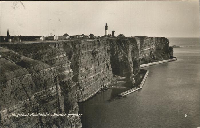 HELGOLAND Insel Schleswig-Holstein Westkueste von Norden
