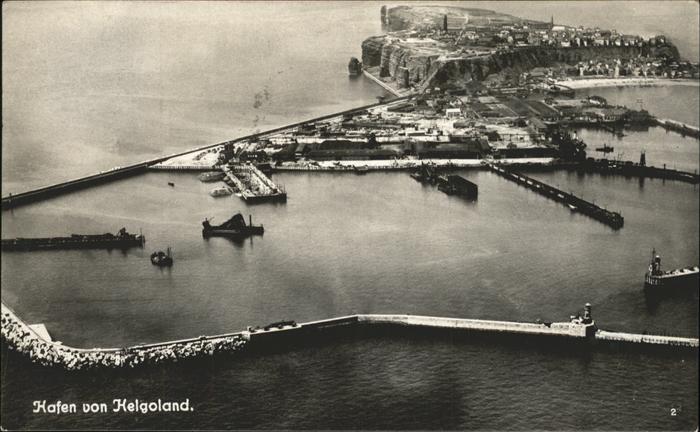 HELGOLAND Insel Schleswig-Holstein Hafen