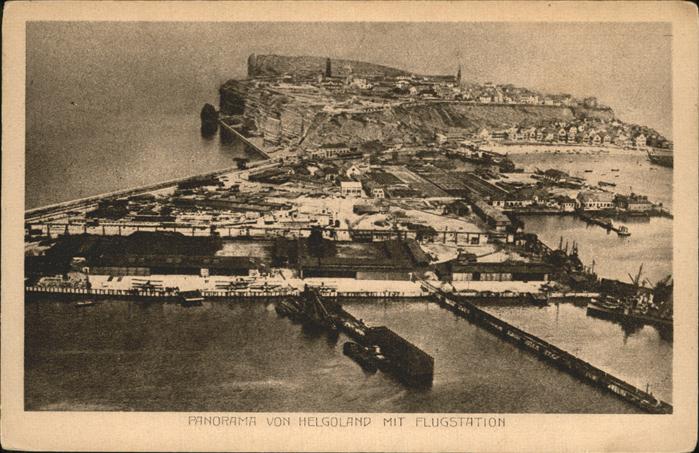 Helgoland Fliegeraufnahme Flugstation