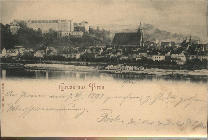 Pirna Elbe Sachsen