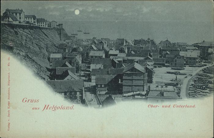 Helgoland Oberland Unterland Mond