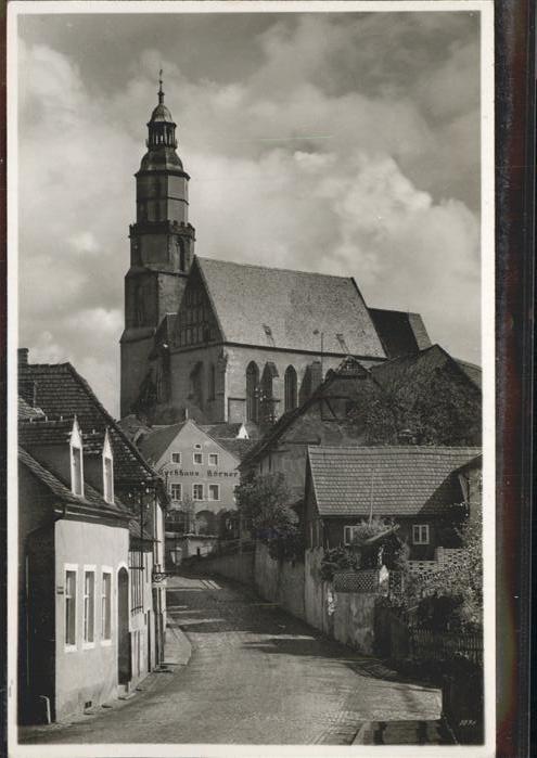 Kamenz Sachsen Pulsnitzerstrasse Hauptkirche