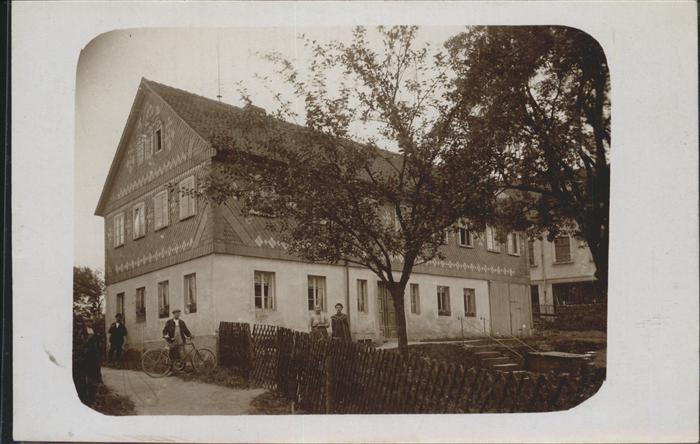 Pirna Elbe Sachsen altes Haus Frauen Maenner