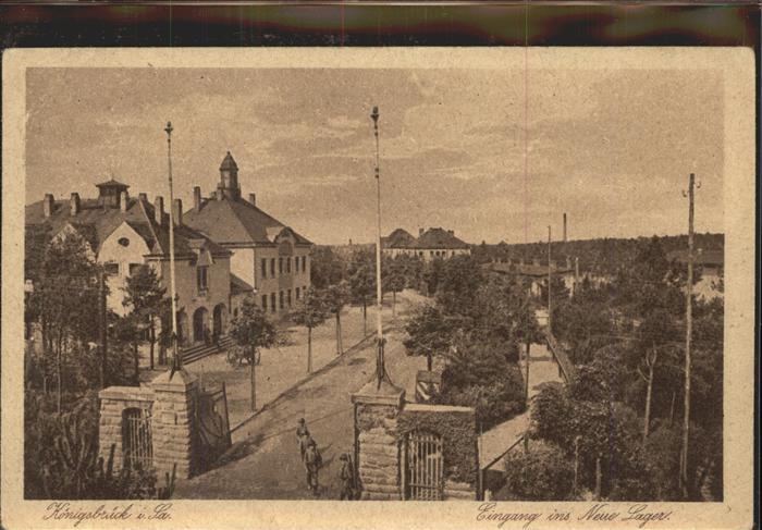 Koenigsbrueck Eingang ins Neue Lager