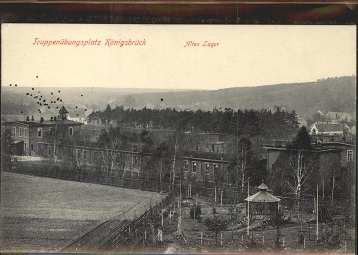 Koenigsbrueck Truppenuebungsplatz Altes Lager Pavillo