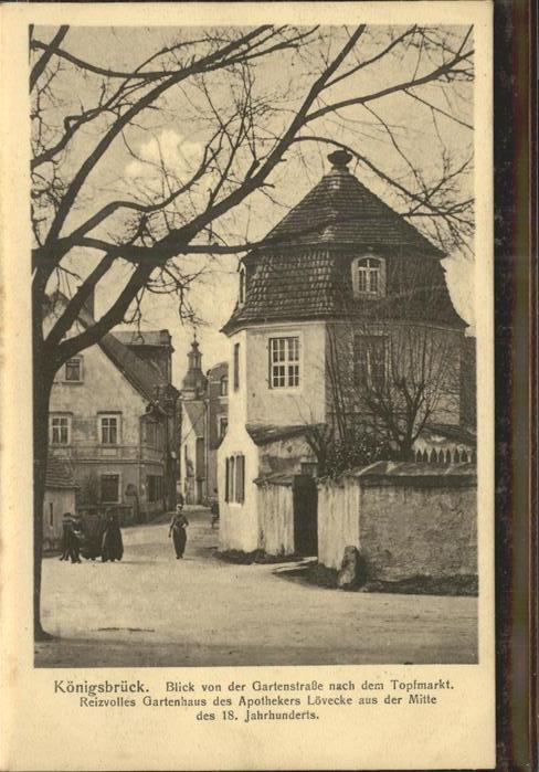 Koenigsbrueck Topfmarkt Gartenhaus des Apothekers Löv