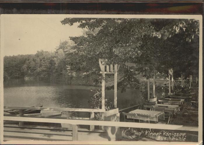 Niederau Meissen Kleiner Königsee Buschmühle Gondelteich