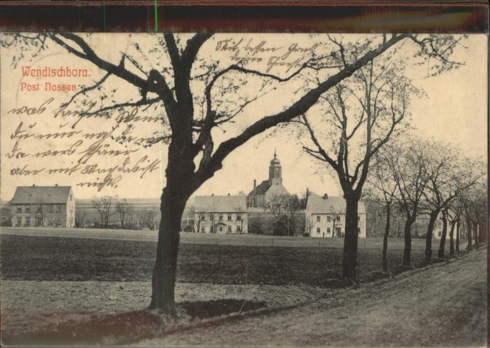 Wendischbora Nossen Teilansicht Kirche
