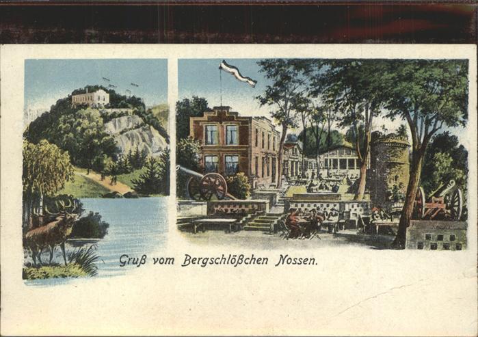 Nossen Bergschlösschen Künstlerkarte