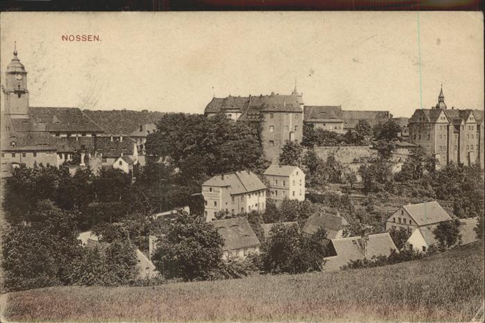 Nossen Blick zum Schloss und Kirche