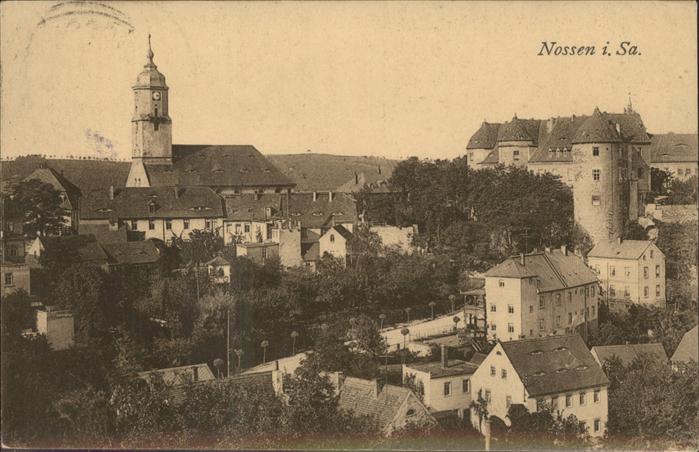 Nossen Teilansicht Kirche Schloss