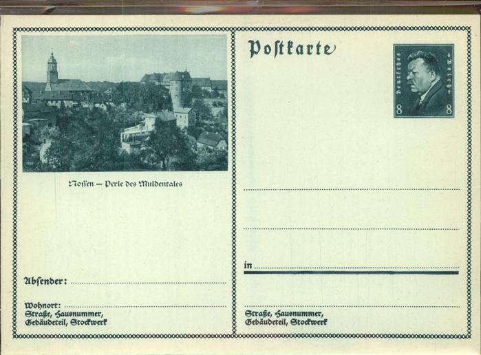 Nossen Blick zum Schloss und Kirche