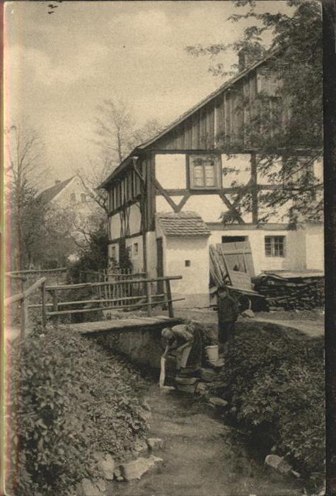 Reichenau Hartmannsdorf-Reichenau Dorfpartie am Bach