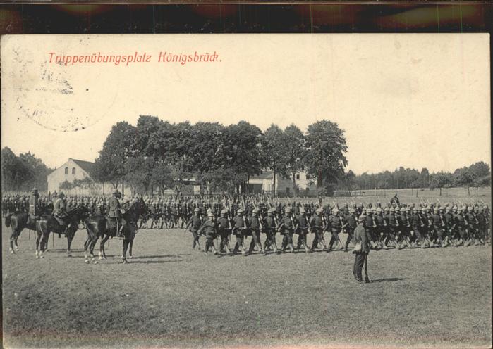 Koenigsbrueck Truppenübungsplatz Soldaten