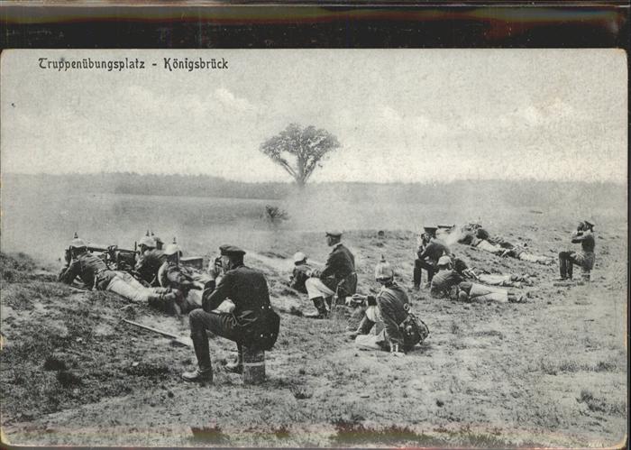 Koenigsbrueck Truppenübungsplatz Soldaten