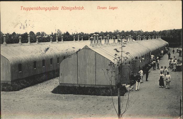 Koenigsbrueck Truppenübungsplatz Neues Lager Baracken