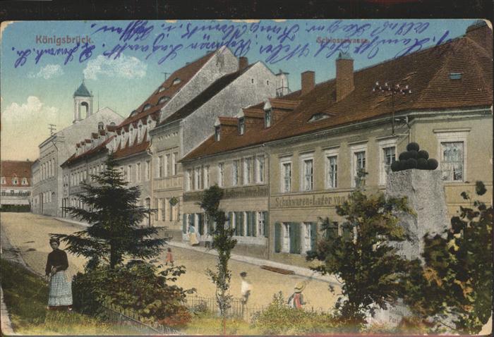 Koenigsbrueck Schloss_Strasse Denkmal Feldpost