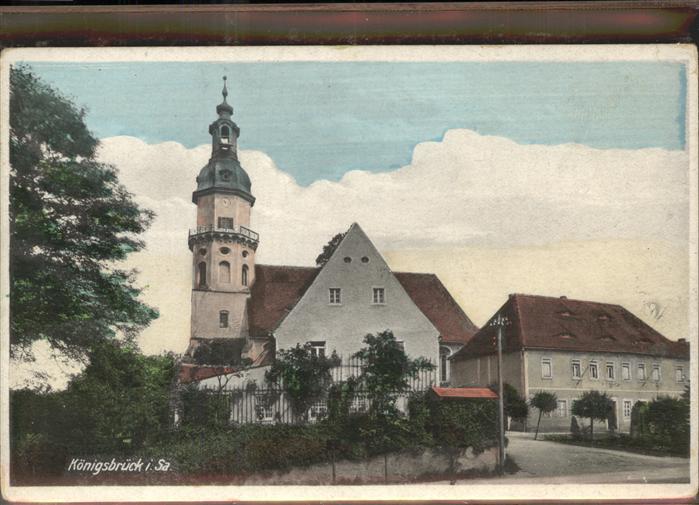 Koenigsbrueck Stadtkirche Pfarrhaus