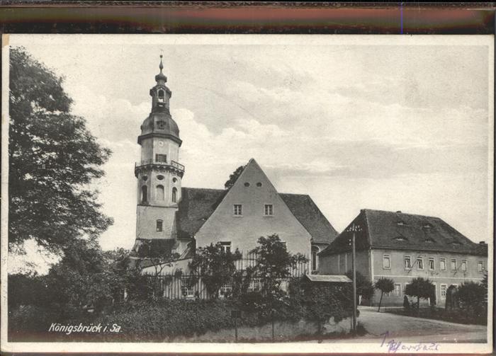 Koenigsbrueck Stadtkirche Pfarrhaus