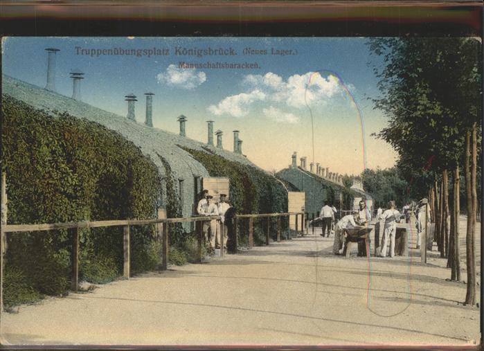 Koenigsbrueck Truppenübungsplatz Neues Lager Baracken