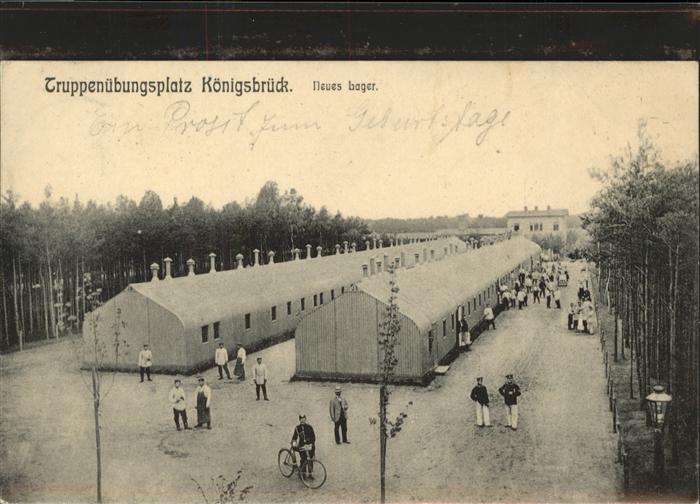 Koenigsbrueck Truppenübungsplatz Neues Lager