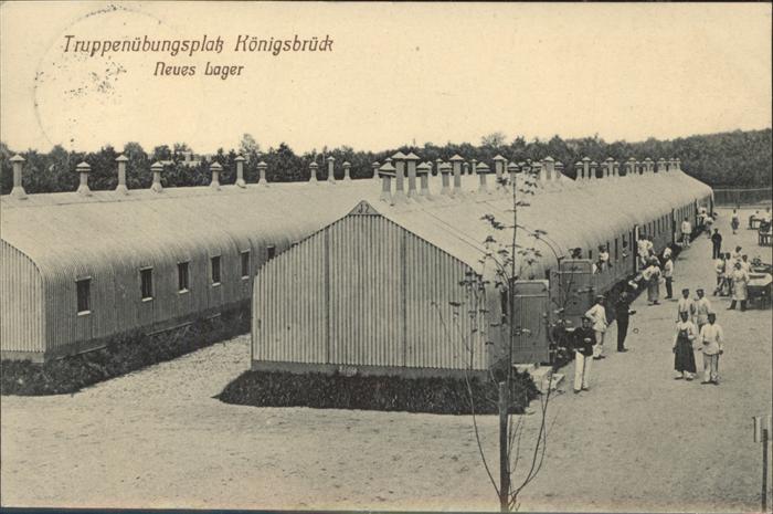 Koenigsbrueck Truppenübungsplatz Neues Lager Baracken