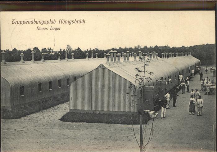 Koenigsbrueck Truppenübungsplatz Neues Lager Mannscha