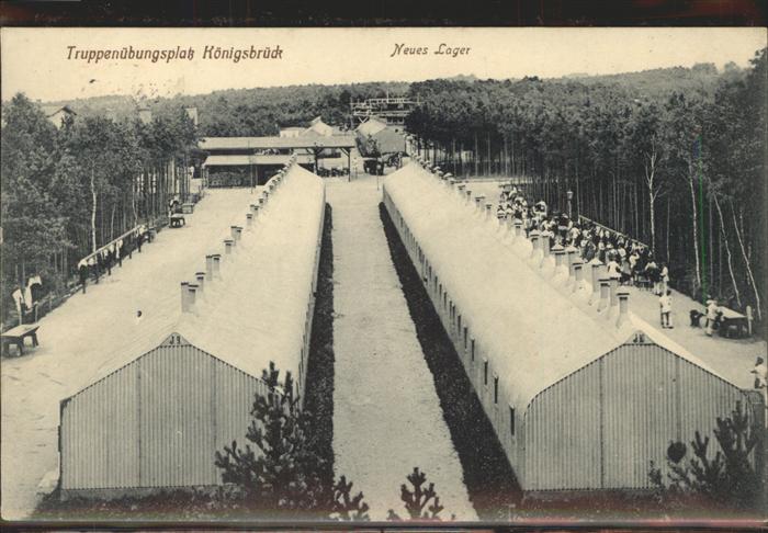 Koenigsbrueck Truppenübungsplatz Neues Lager Baracken