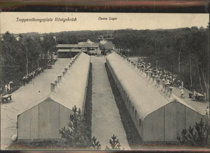 Koenigsbrueck Truppenübungsplatz Neues Lager Baracken