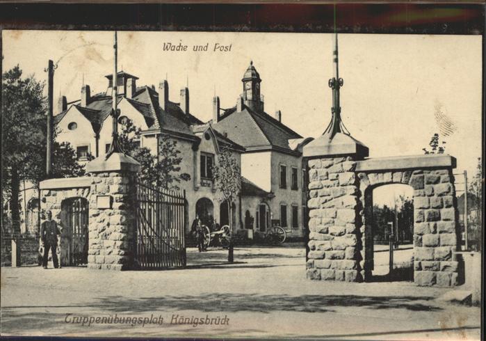 Koenigsbrueck Truppenübungsplatz Neues Lager Hauptein