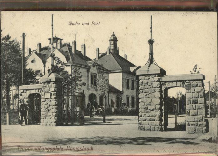 Koenigsbrueck Truppenübungsplatz Neues Lager Hauptein