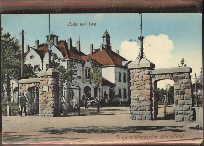 Koenigsbrueck Truppenübungsplatz Neues Lager Hauptein