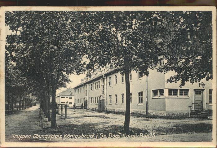 Koenigsbrueck Truppenübungsplatz Dopp. Komp. Bar. 13