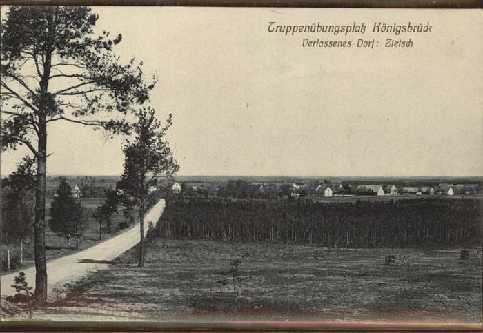 Koenigsbrueck Truppenübungsplatz Verlassenes Dorf Zie