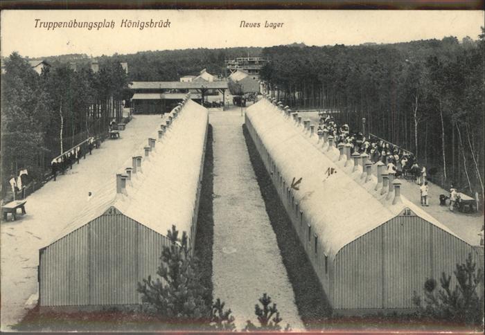 Koenigsbrueck Truppenübungsplatz Neues Lager Mannscha