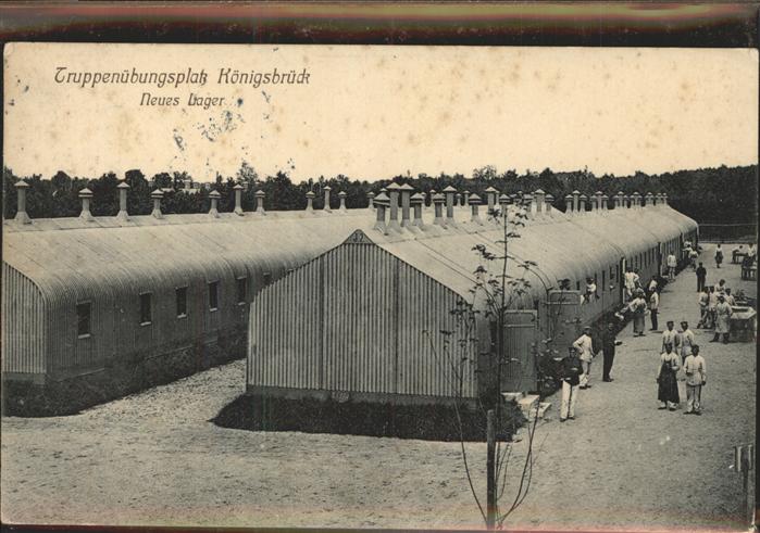 Koenigsbrueck Truppenübungsplatz Neues Lager Baracken