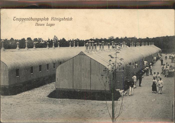 Koenigsbrueck Truppenuebungsplatz Neues Lager Baracken